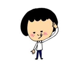 Girl of mushroom of Freckle sticker #2284410