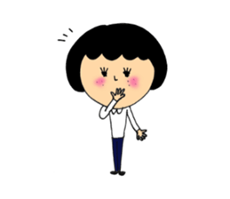 Girl of mushroom of Freckle sticker #2284412