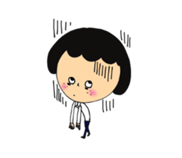 Girl of mushroom of Freckle sticker #2284420