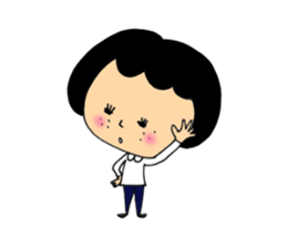 Girl of mushroom of Freckle sticker #2284423