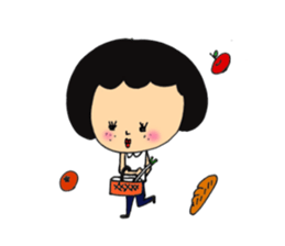 Girl of mushroom of Freckle sticker #2284424