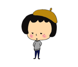 Girl of mushroom of Freckle sticker #2284427