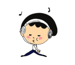 Girl of mushroom of Freckle sticker #2284428