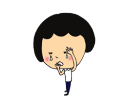 Girl of mushroom of Freckle sticker #2284430