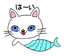 Yuki 's cat fish sticker #2284519