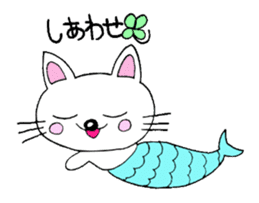 Yuki 's cat fish sticker #2284523