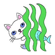 Yuki 's cat fish sticker #2284526