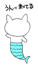 Yuki 's cat fish sticker #2284527