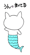 Yuki 's cat fish sticker #2284527
