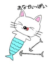 Yuki 's cat fish sticker #2284531