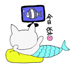 Yuki 's cat fish sticker #2284537