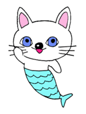 Yuki 's cat fish sticker #2284540