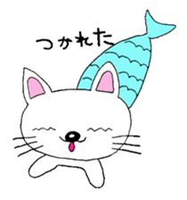 Yuki 's cat fish sticker #2284551