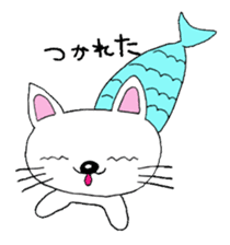 Yuki 's cat fish sticker #2284551