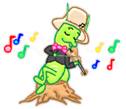 The Ant and the Grasshopper sticker #2285272