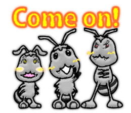 The Ant and the Grasshopper sticker #2285279