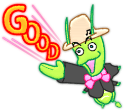 The Ant and the Grasshopper sticker #2285282