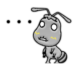 The Ant and the Grasshopper sticker #2285283