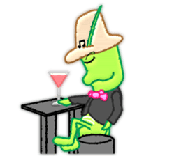 The Ant and the Grasshopper sticker #2285294