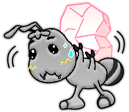 The Ant and the Grasshopper sticker #2285296