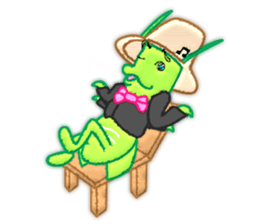 The Ant and the Grasshopper sticker #2285298