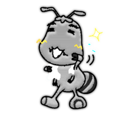 The Ant and the Grasshopper sticker #2285299