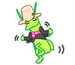 The Ant and the Grasshopper sticker #2285300