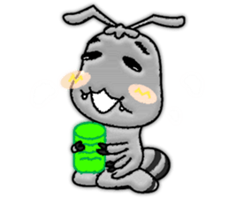 The Ant and the Grasshopper sticker #2285302