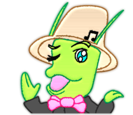 The Ant and the Grasshopper sticker #2285311