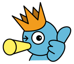 Little Brue Bird RAPPAR sticker #2285352