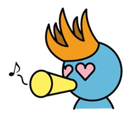 Little Brue Bird RAPPAR sticker #2285358