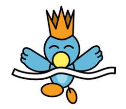 Little Brue Bird RAPPAR sticker #2285359