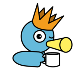 Little Brue Bird RAPPAR sticker #2285369