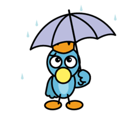 Little Brue Bird RAPPAR sticker #2285371