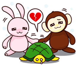 Christmas & New Year of Goo Choki Palm. sticker #2285842