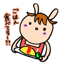 mother rabbit sticker sticker #2286795