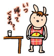 mother rabbit sticker sticker #2286796