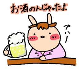 mother rabbit sticker sticker #2286813