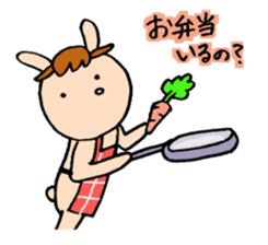 mother rabbit sticker sticker #2286814