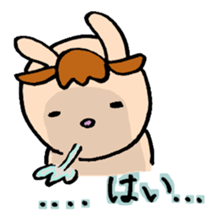 mother rabbit sticker sticker #2286818