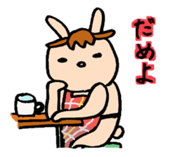 mother rabbit sticker sticker #2286819