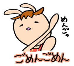 mother rabbit sticker sticker #2286827