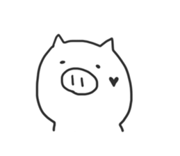 YURUYURU PIG SAN sticker #2287159