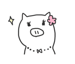 YURUYURU PIG SAN sticker #2287160