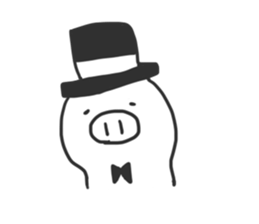 YURUYURU PIG SAN sticker #2287166