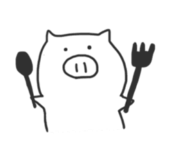 YURUYURU PIG SAN sticker #2287168