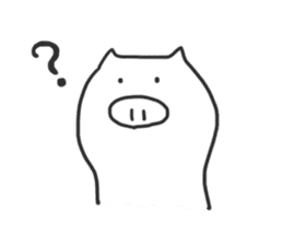 YURUYURU PIG SAN sticker #2287169