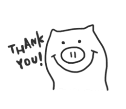 YURUYURU PIG SAN sticker #2287171