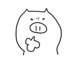 YURUYURU PIG SAN sticker #2287173