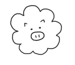 YURUYURU PIG SAN sticker #2287174